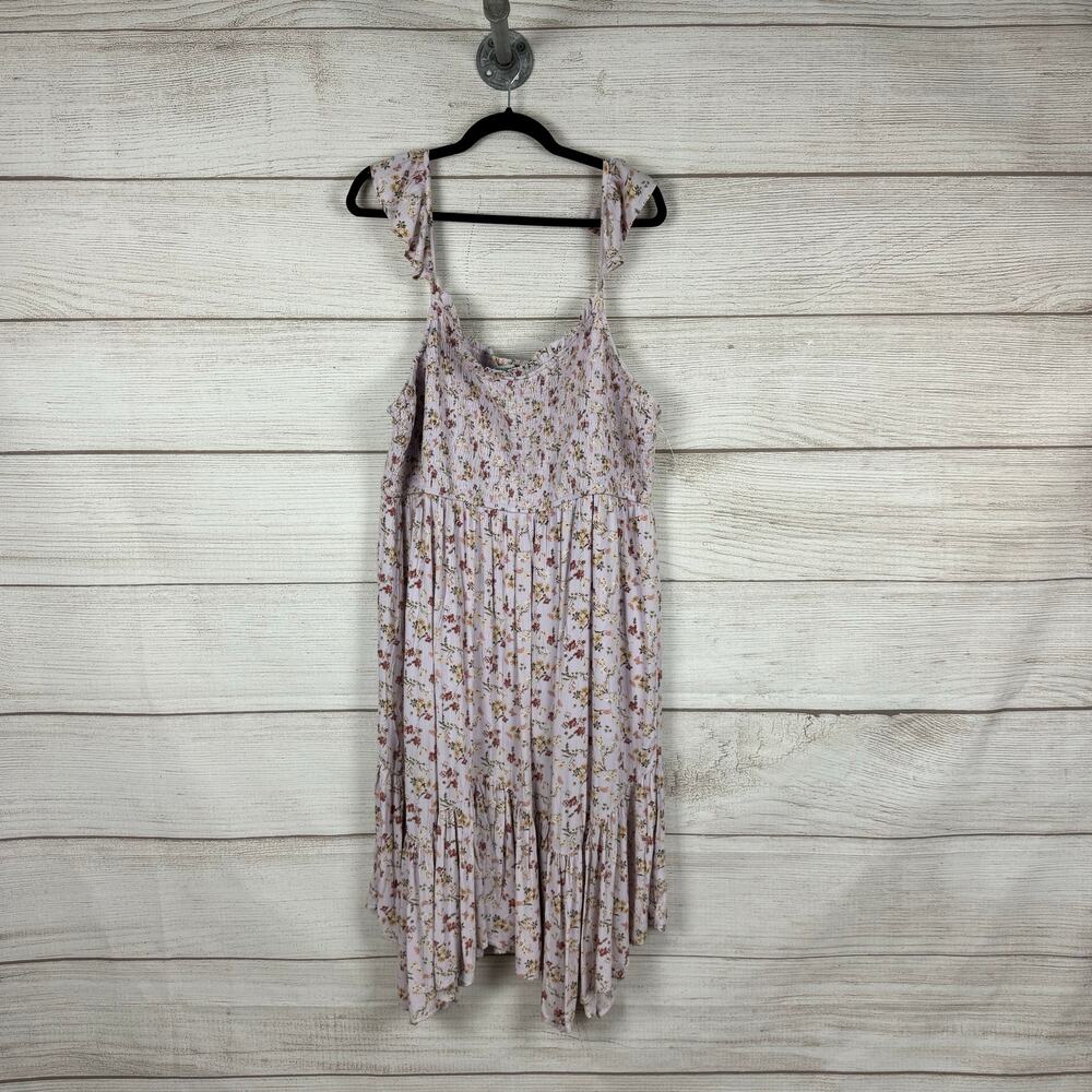 Arizona Jean Company Floral Midi Dress in Light Pink and Multicolor